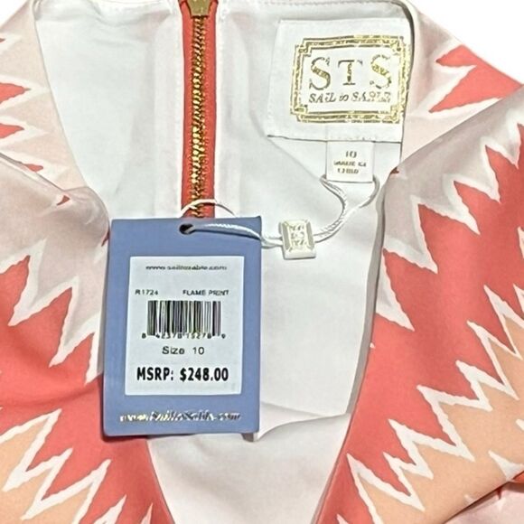 Sail to Sable Women’s Chevron Sheath Dress, Size 10, NWT - Picture 6 of 11